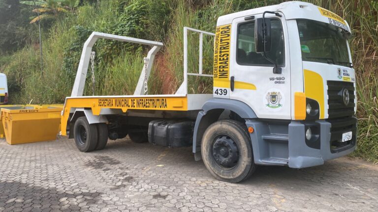 Prefeitura reinicia serviço de caçambas 