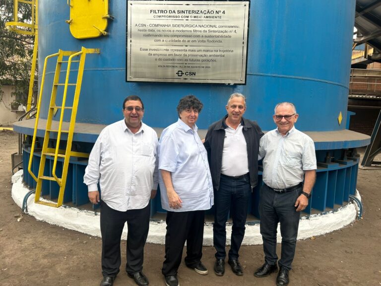 CSN apresenta novo conjunto de filtros para reduzir emissão do pó preto
