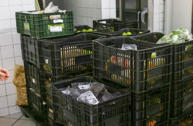 Alimentos que seriam descartados ajudam a transformar vidas