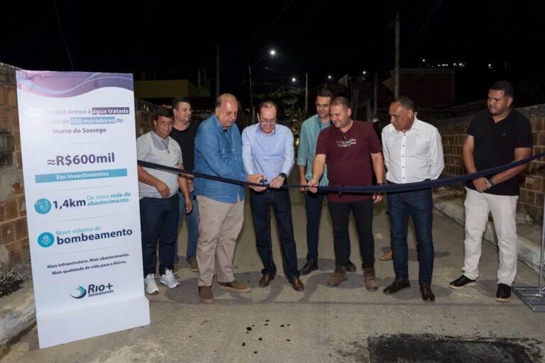 Sossego III, em Piraí, ganha novo sistema de abastecimento de água